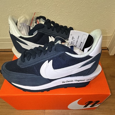 fragment design × sacai × Nike LD Waffle "Blackended Blue"