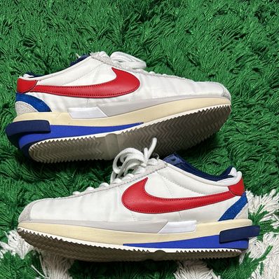 sacai × Nike Zoom Cortez "White and University Red"