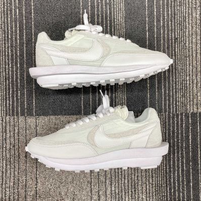 sacai × Nike LDV Waffle "Triple White"