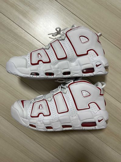 NIKE AIR MORE UPTEMPO "WHITE/VARSITY RED" (2021)