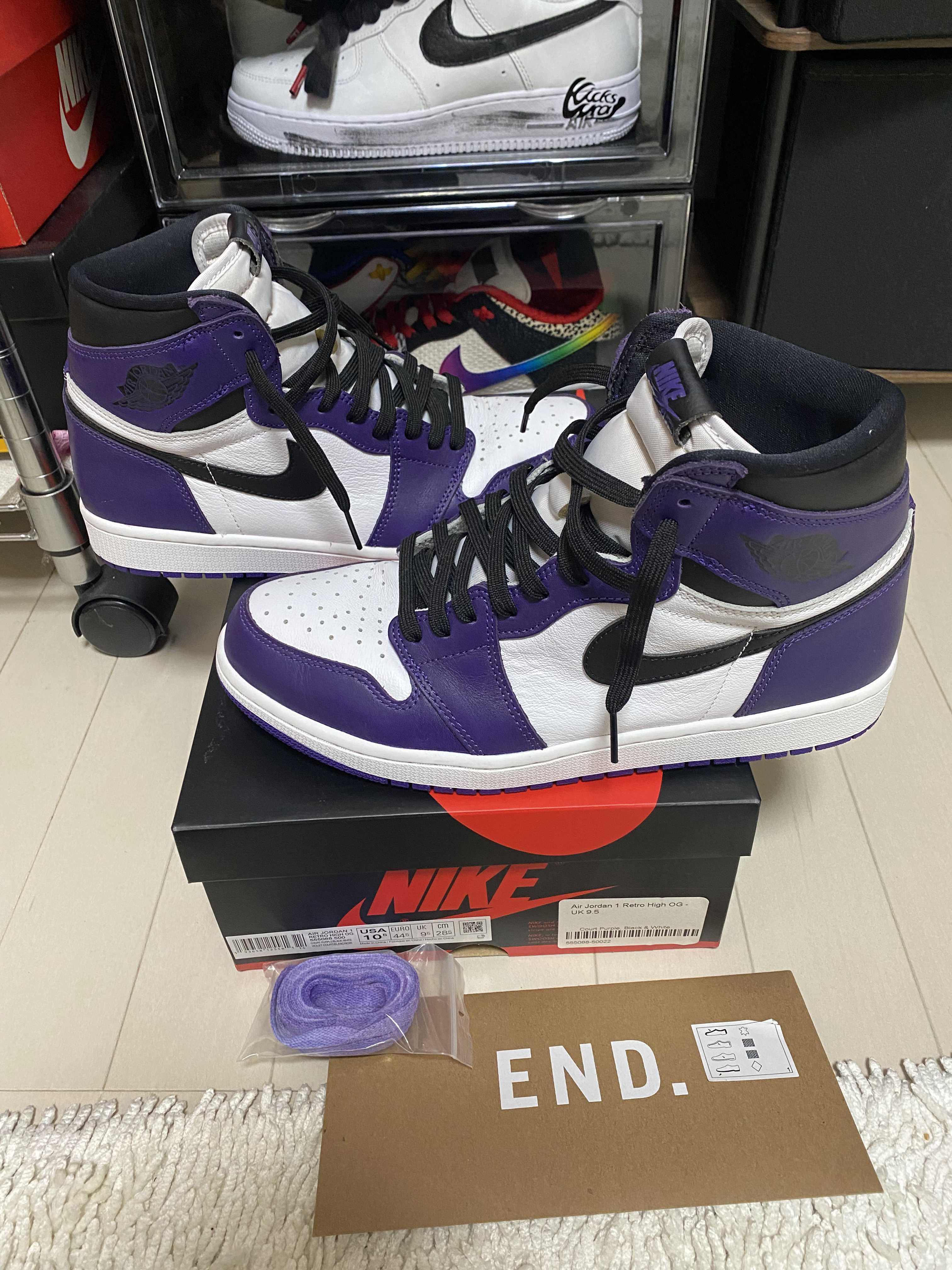 Nike Air Jordan 1 Retro High OG "Court Purple White/Black" (2020)   