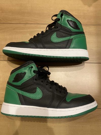 NIKE AIR JORDAN 1 RETRO HIGH OG GS "BLACK/PINE GREEN"