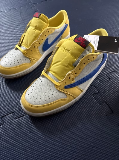 Travis Scott × Nike Women's Air Jordan 1 Retro Low OG "Canary"