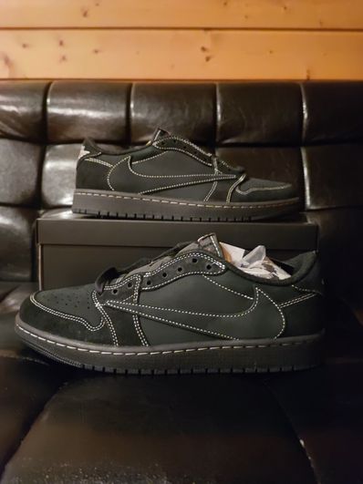 Travis Scott × Nike Air Jordan 1 Low OG SP "Black Phantom"