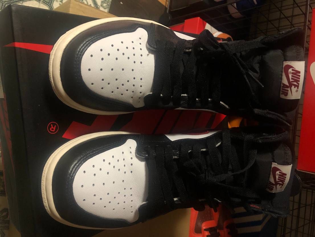 Nike Air Jordan 1 Retro High "Black/White/Sail/Gym Red"