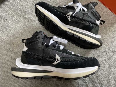 Jean-Paul Gaultier × sacai × Nike Vapor Waffle "Black/Black-White"