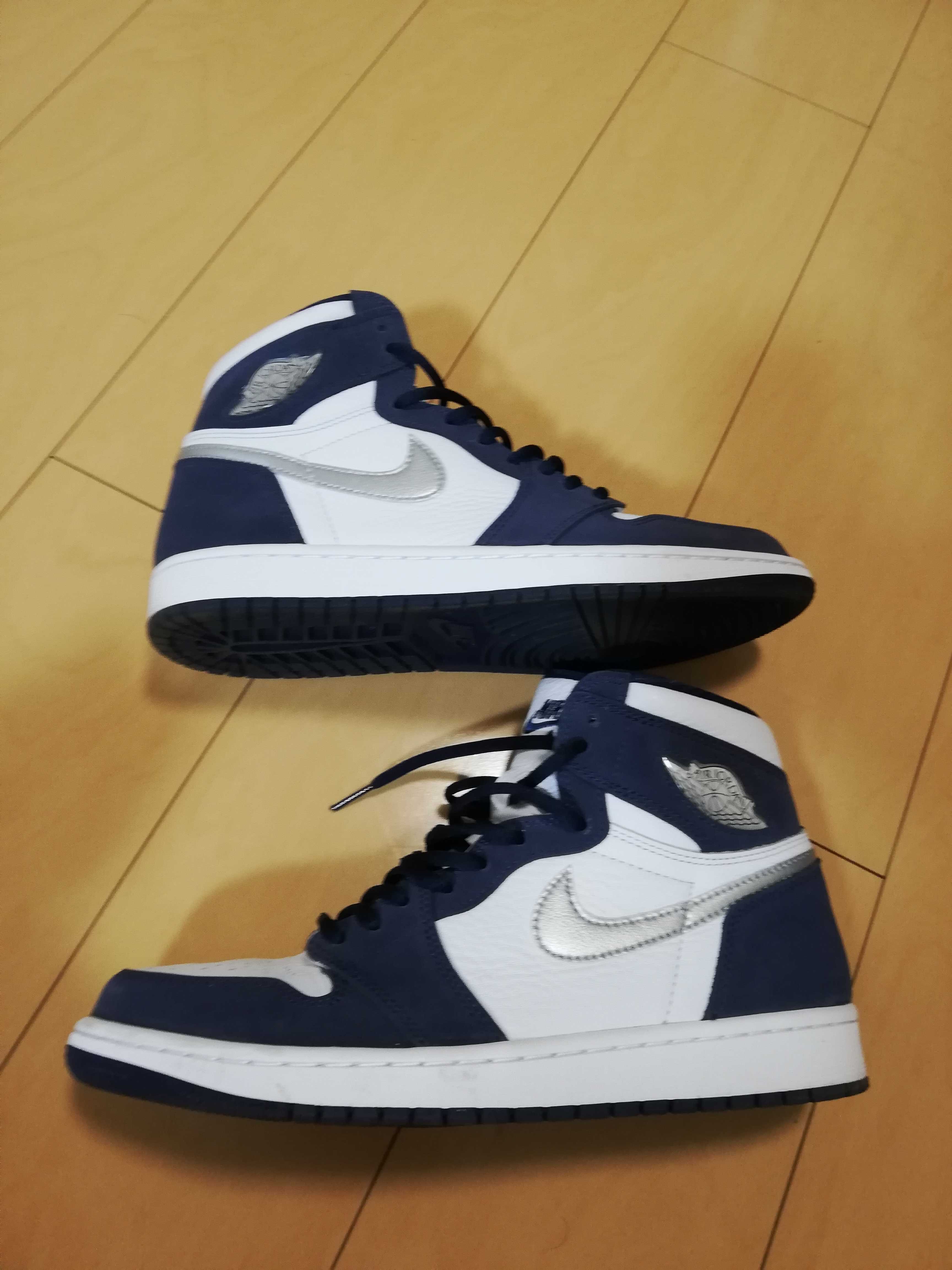 Nike Air Jordan 1 High OG CO.JP "White/Midnight Navy" (2020)(ブリーフケースなし)