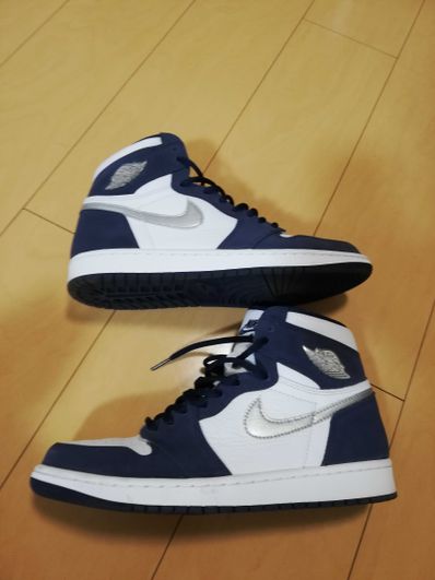 Nike Air Jordan 1 High OG CO.JP "White/Midnight Navy" (2020)(ブリーフケースなし)