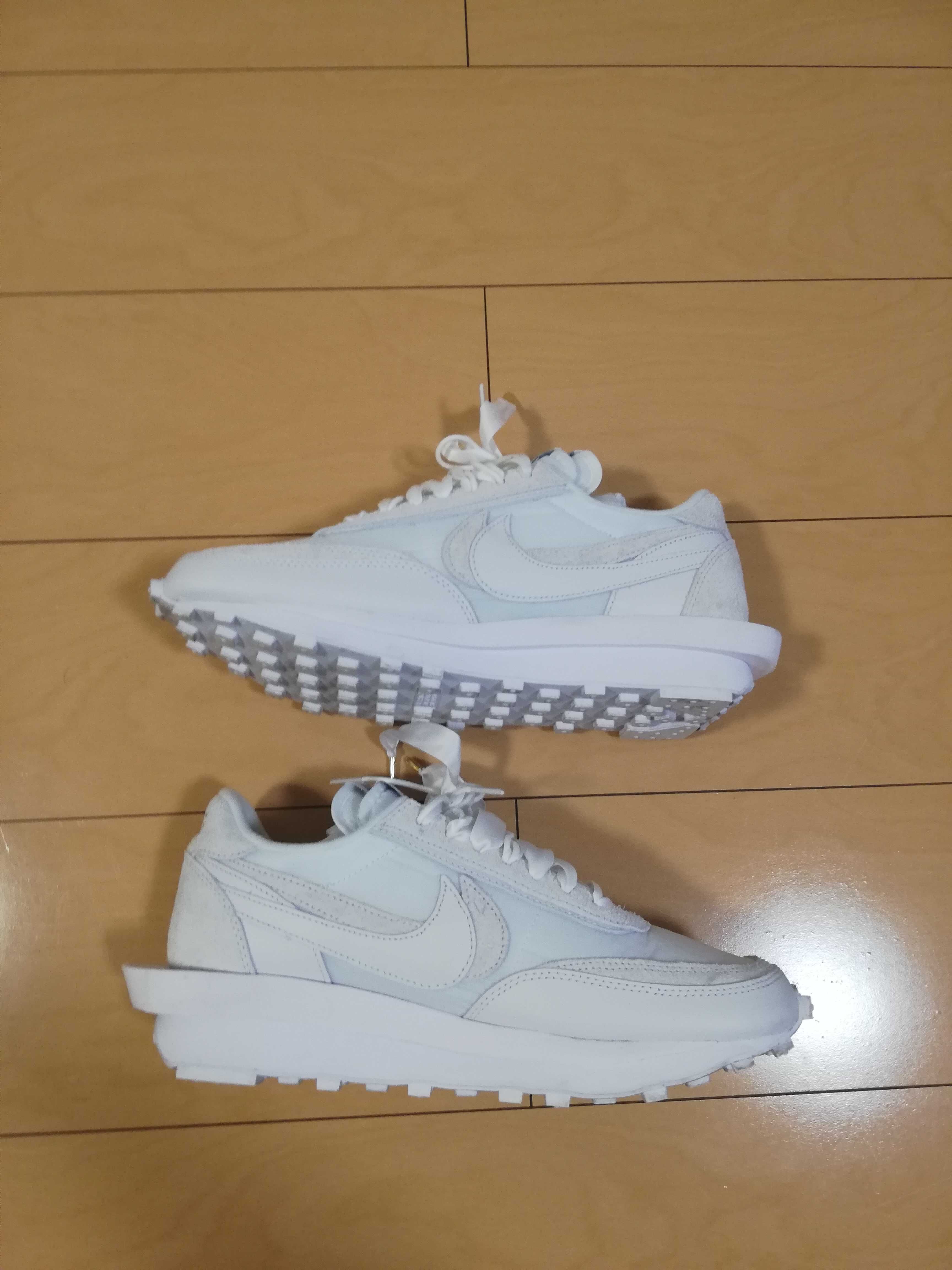 sacai × Nike LDV Waffle "Triple White"