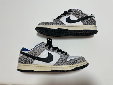 Supreme × Nike SB Dunk Low "White Cement/Safari" (2002)