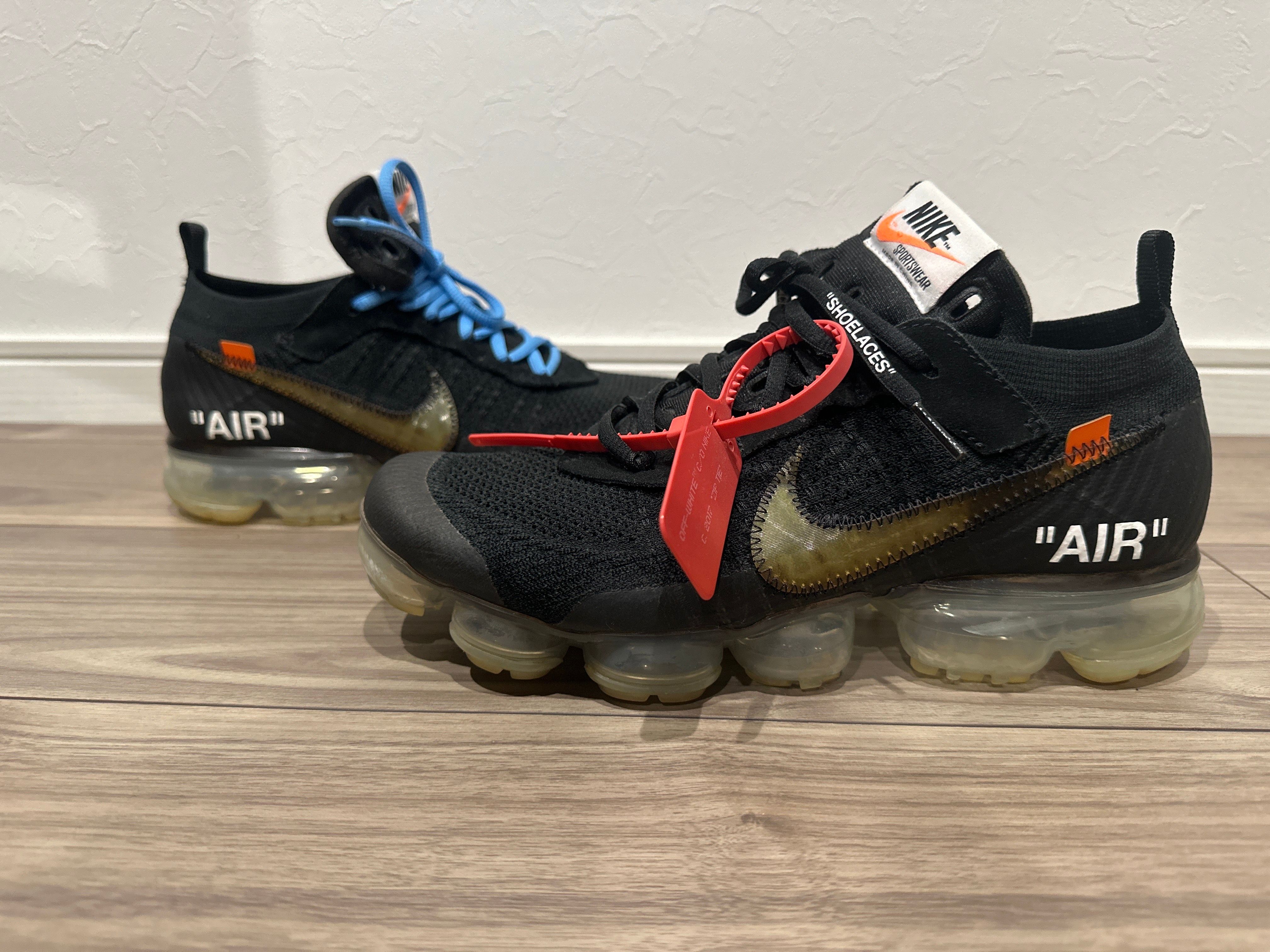 Off-White × Nike Air Vapormax "Black/Total Orange/Clear"