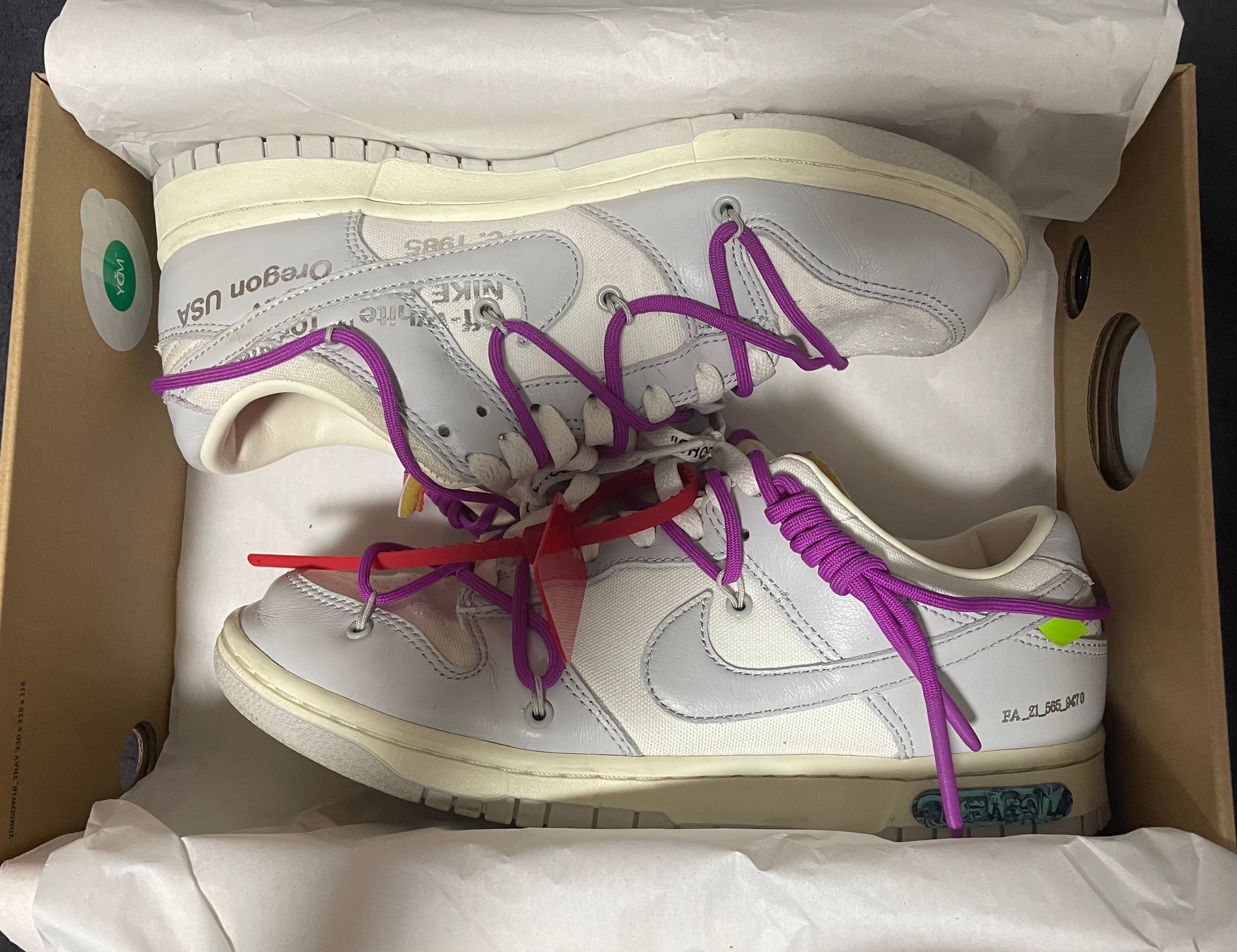 Off-White × Nike Dunk Low 1 of 50 "Lot.45"