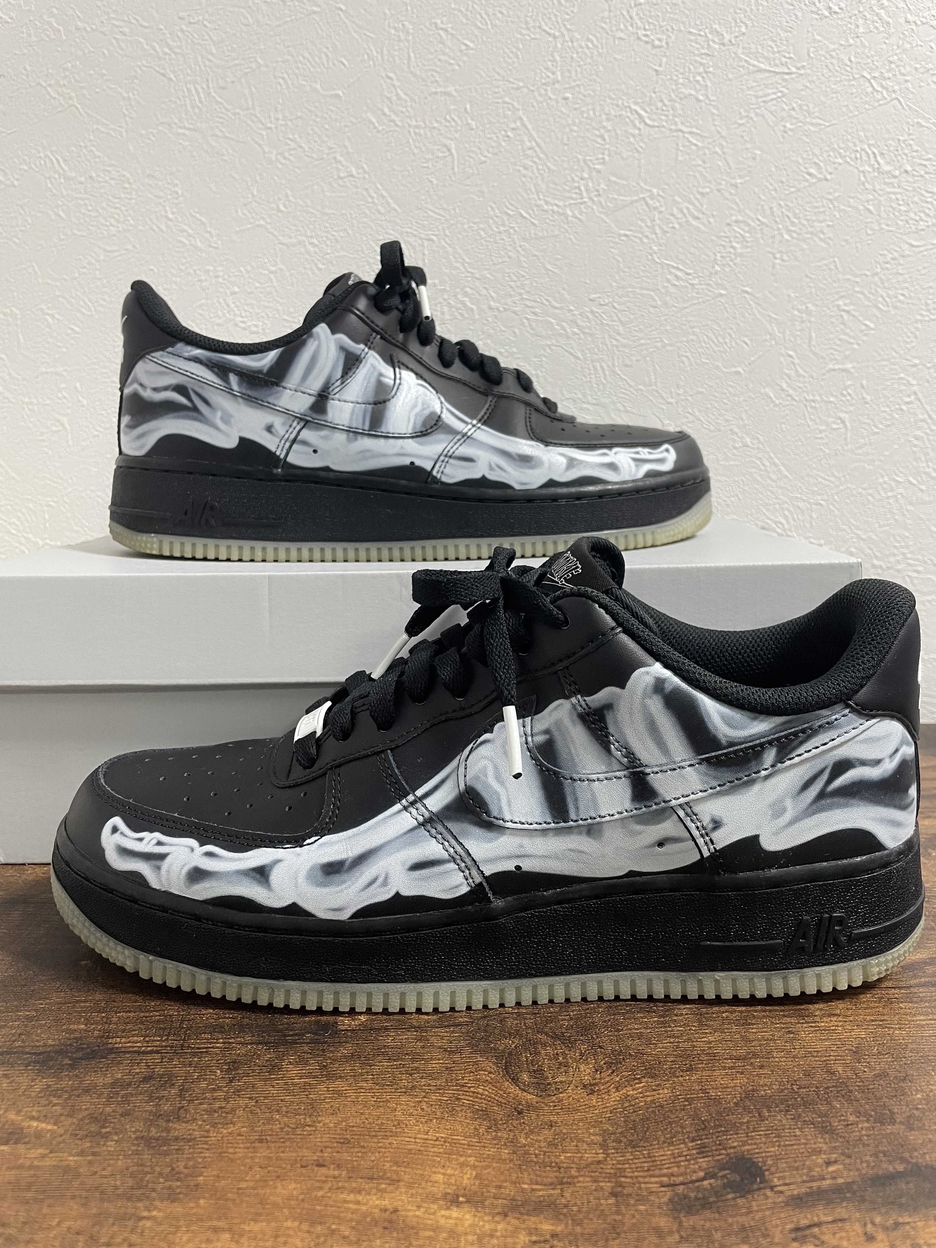 Nike Air Force 1 Low "Black Skeleton"