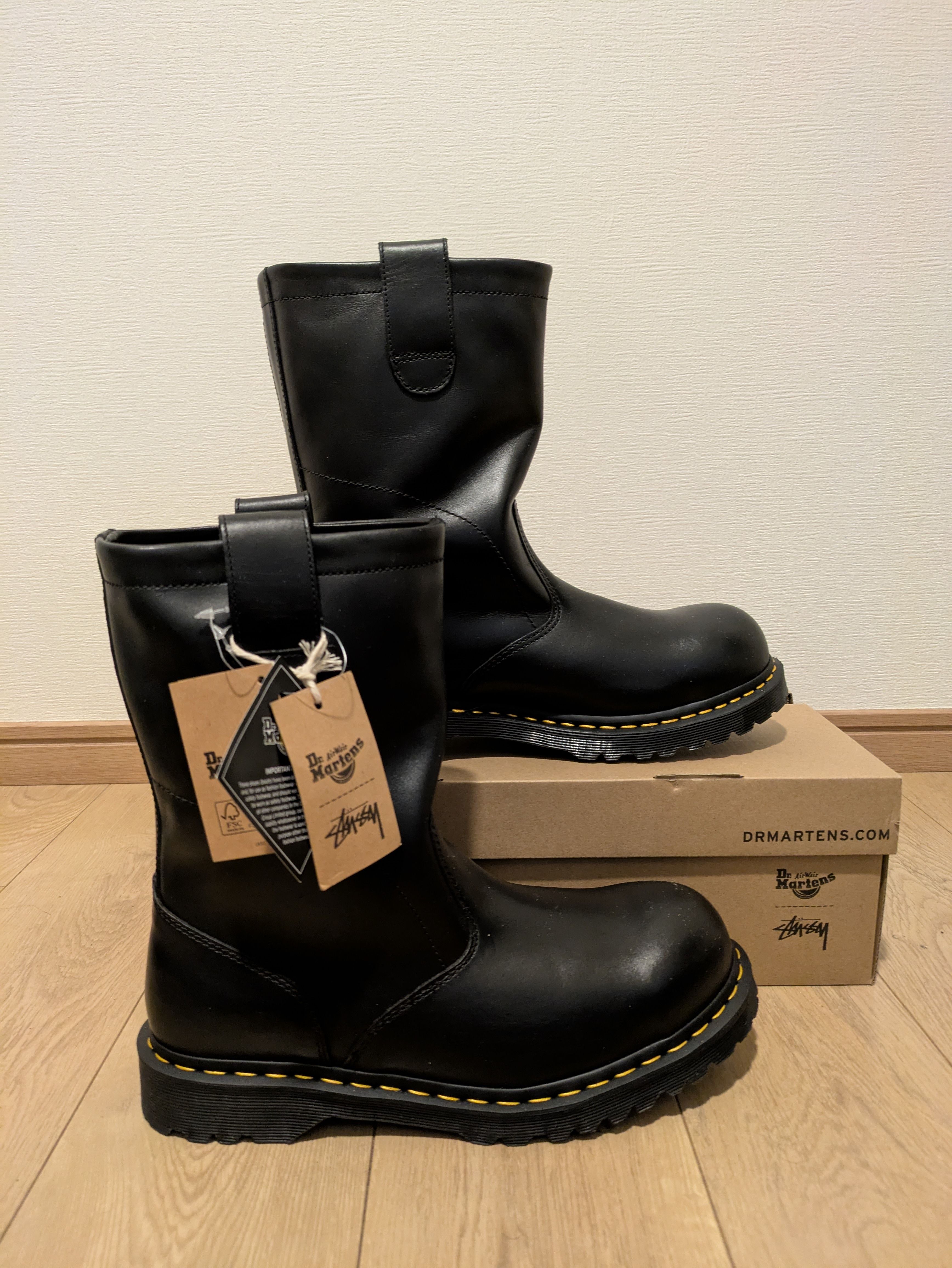 Stussy × Dr.Martens 2295 Decon "Stussy Black Wanama"