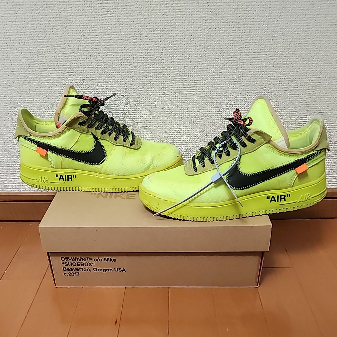 Off-White × Nike Air Force 1 Low "Volt"