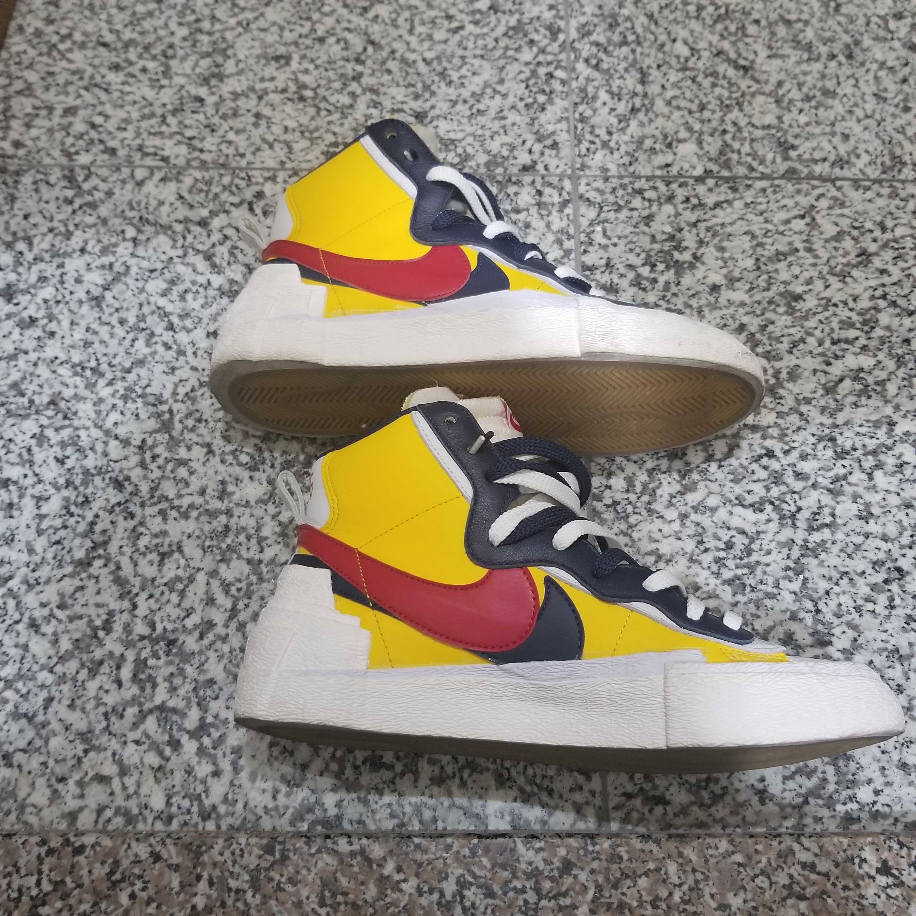 sacai × Nike Blazer Mid "Varsity Maize/Varsity Red"