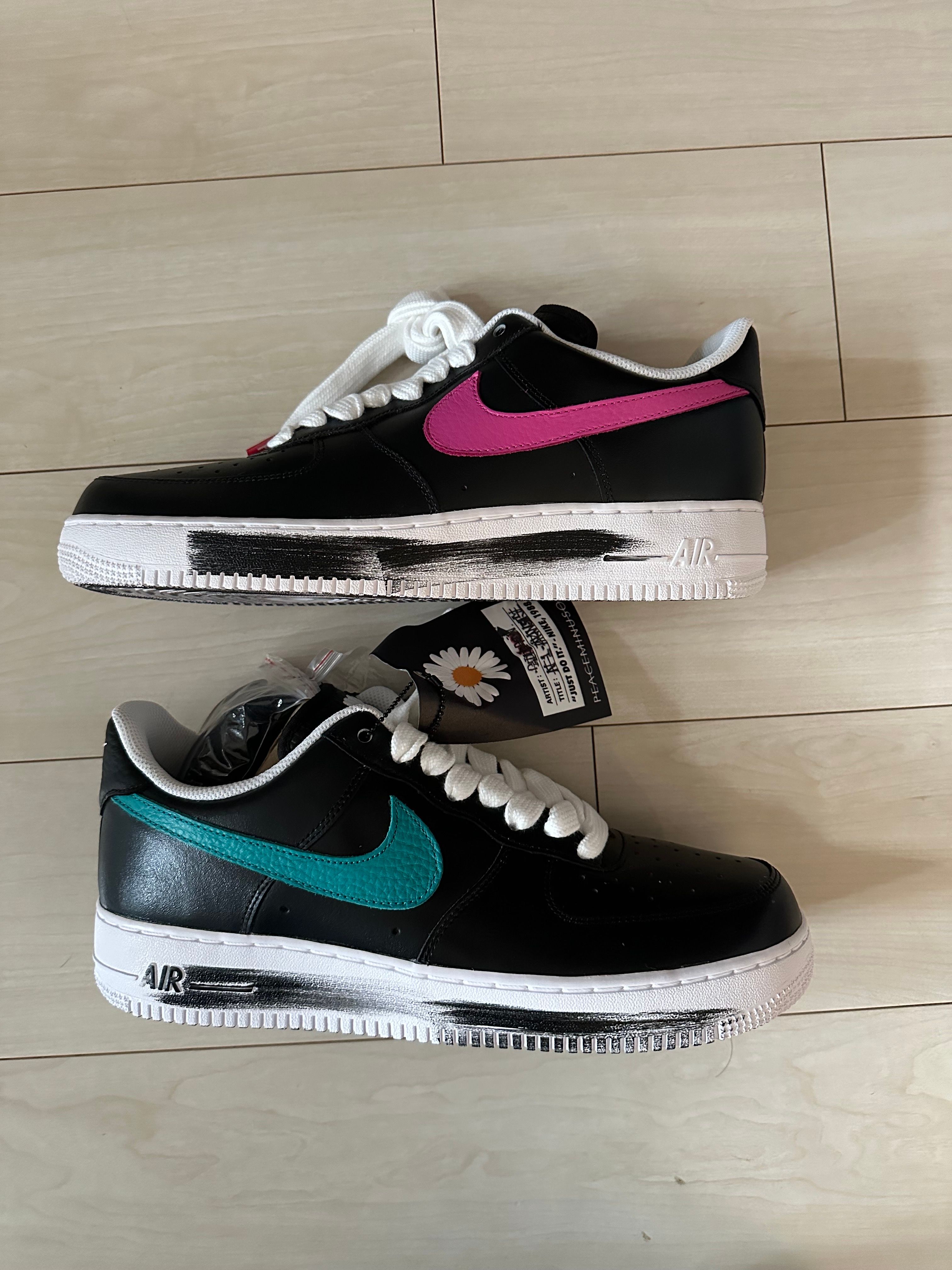 PEACEMINUSONE × Nike Air Force 1 Low '07 Para-Noise 3.0 "Black and Multi-Color" / G-DRAGON