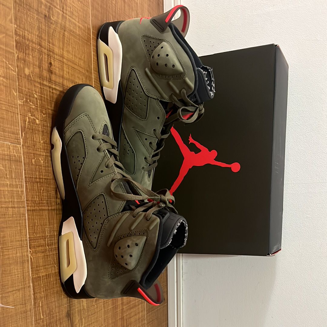Travis Scott × Nike Air Jordan 6 Retro "Medium Olive"