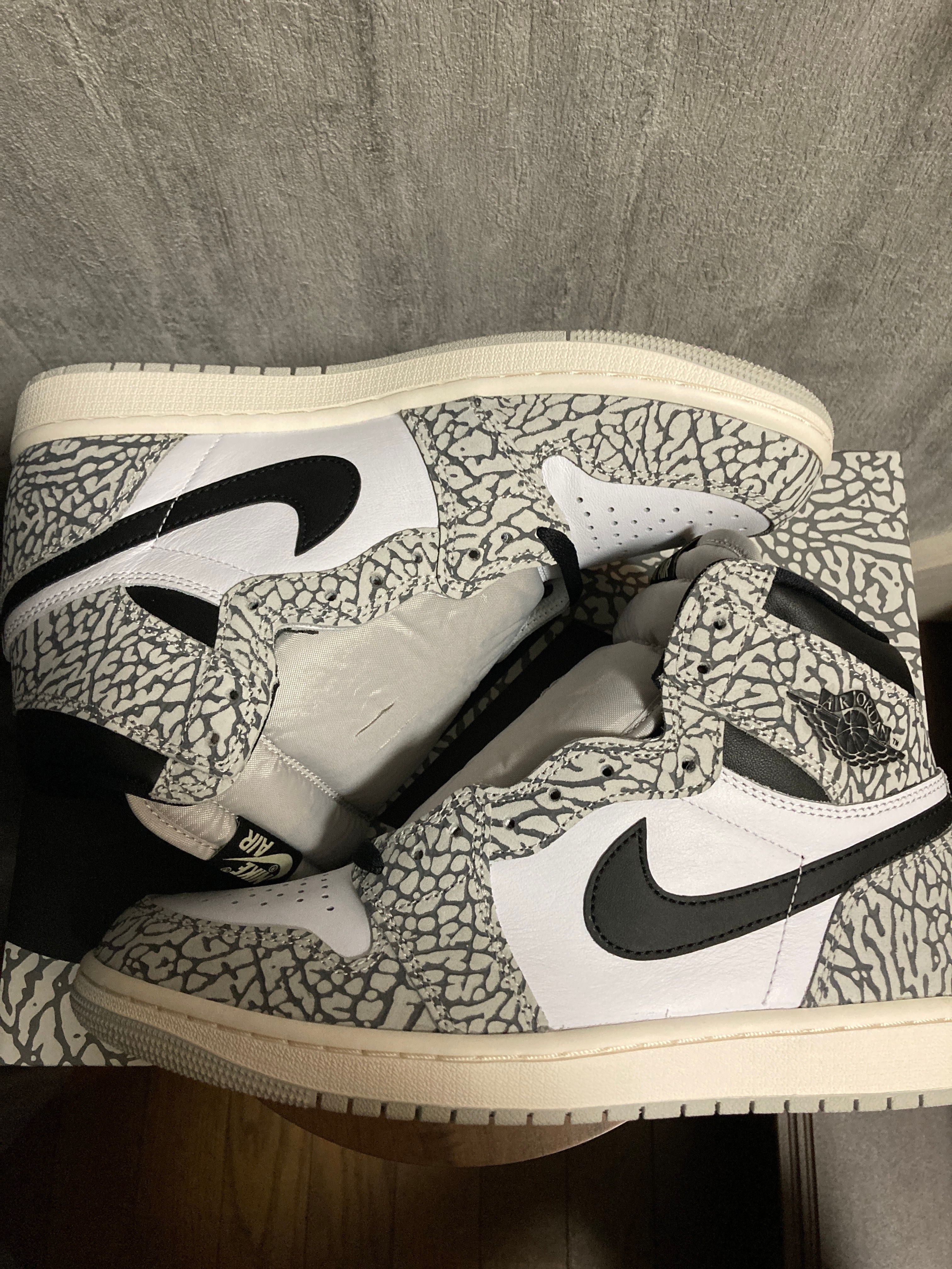 Nike Air Jordan 1 High OG "White Cement/Safari"