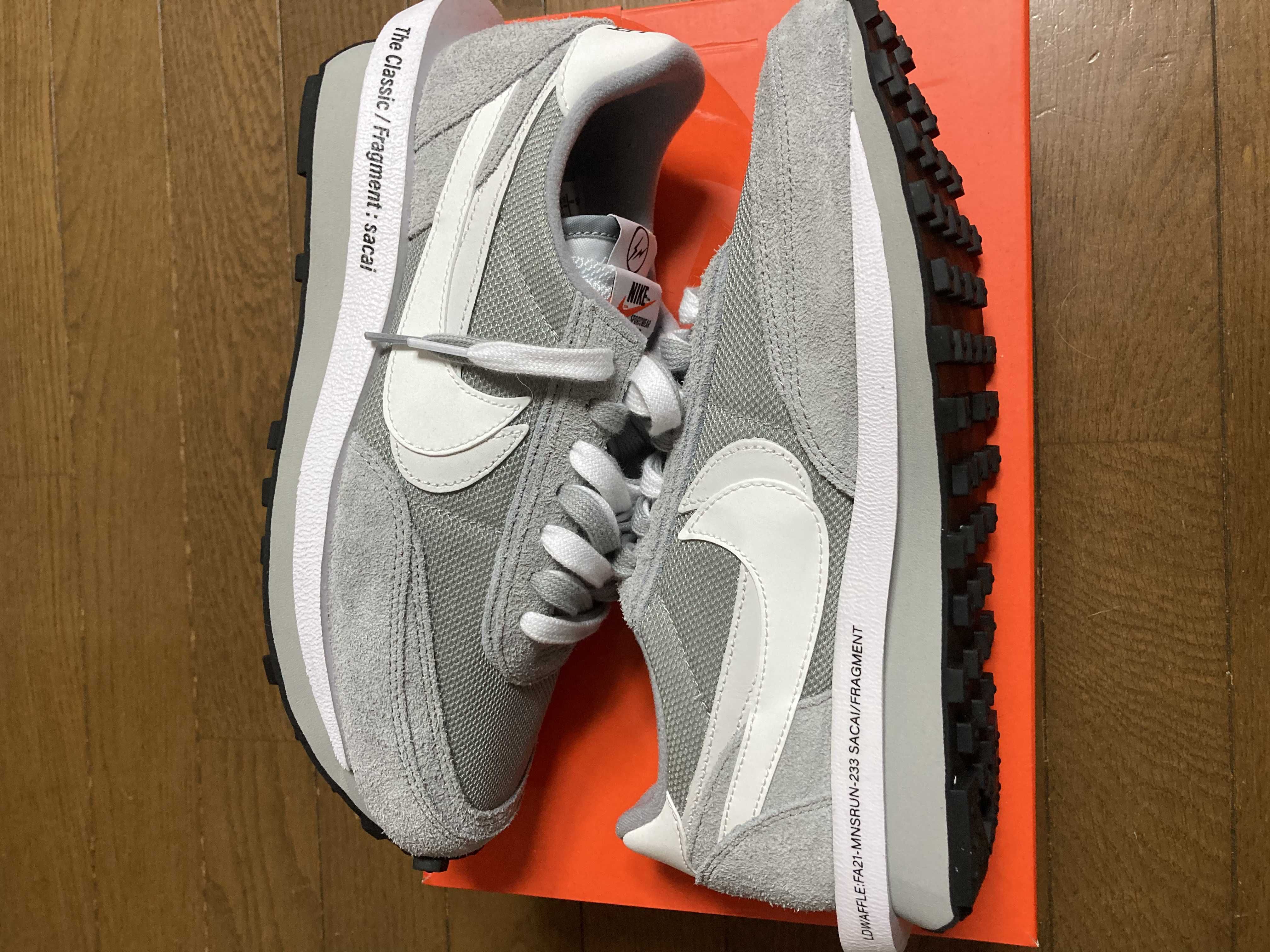 Fragment × sacai × Nike LD Waffle "Light Smoke Grey"