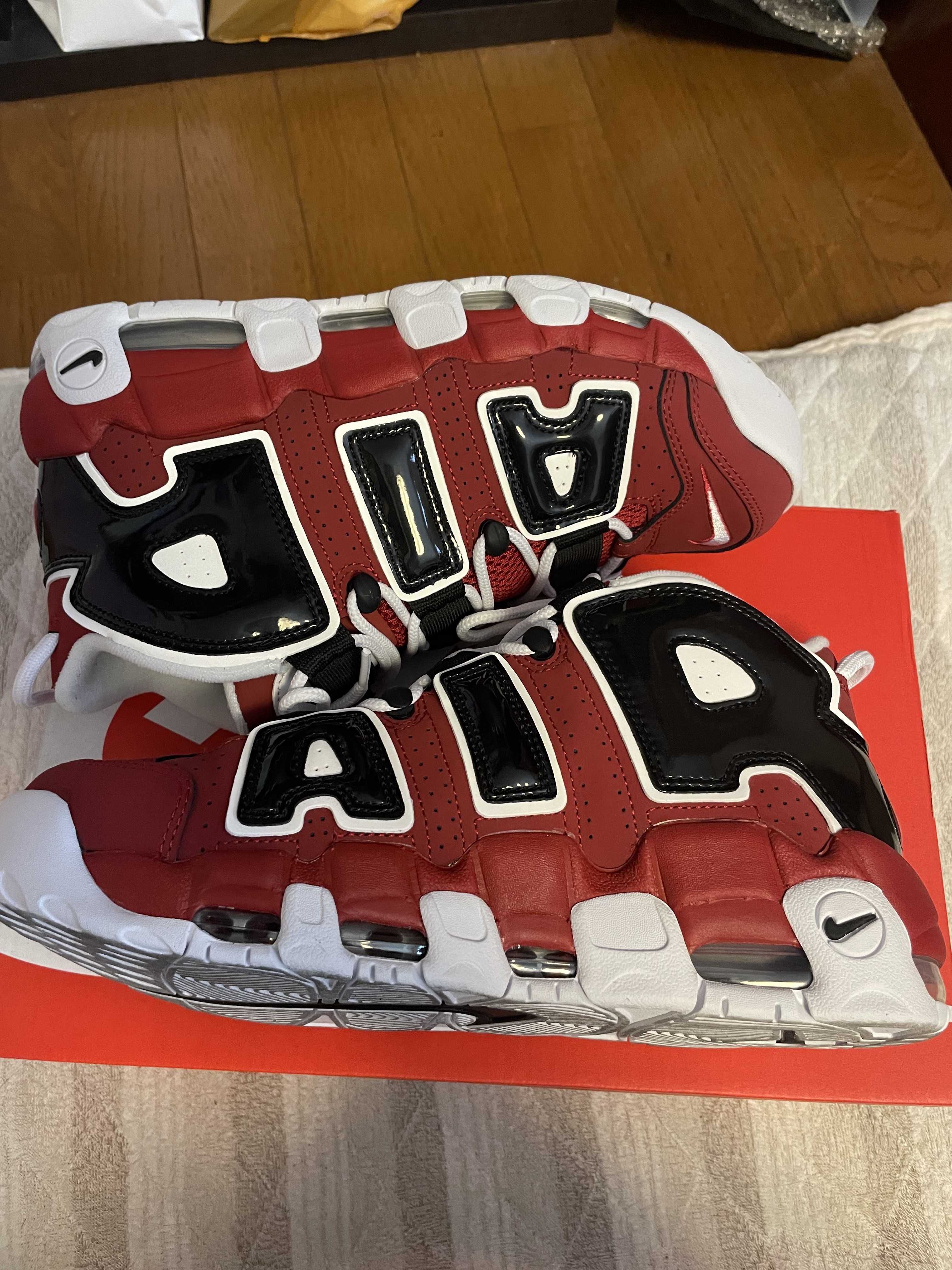 Nike Air More Uptempo ’96 "Black and Varsity Red" (2021) 
