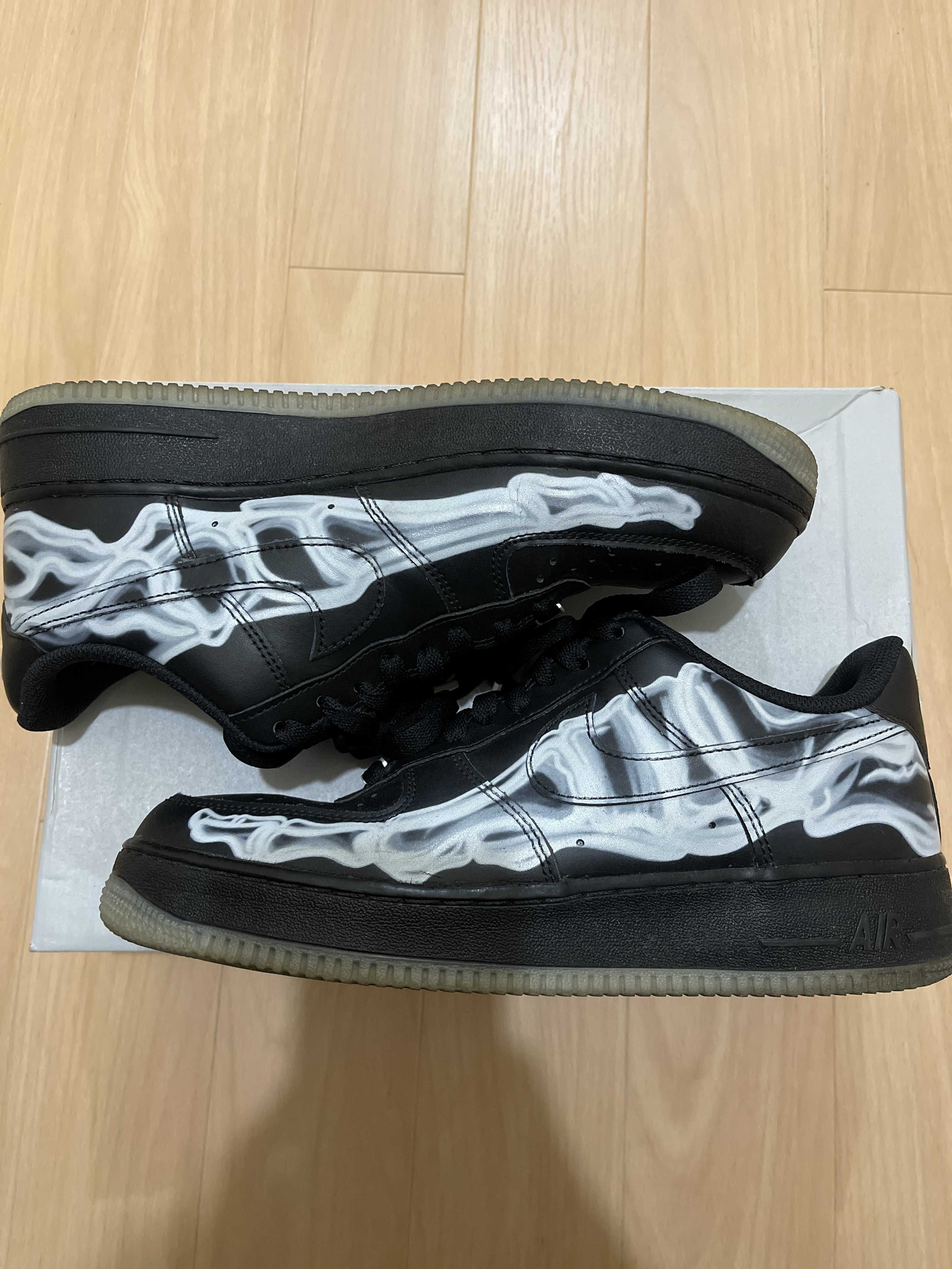 Nike Air Force 1 Low "Black Skeleton"