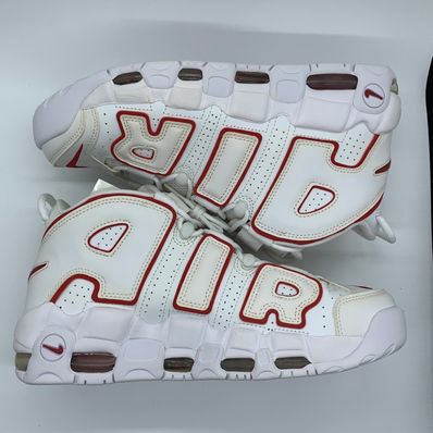 NIKE AIR MORE UPTEMPO "WHITE/VARSITY RED" (2018)