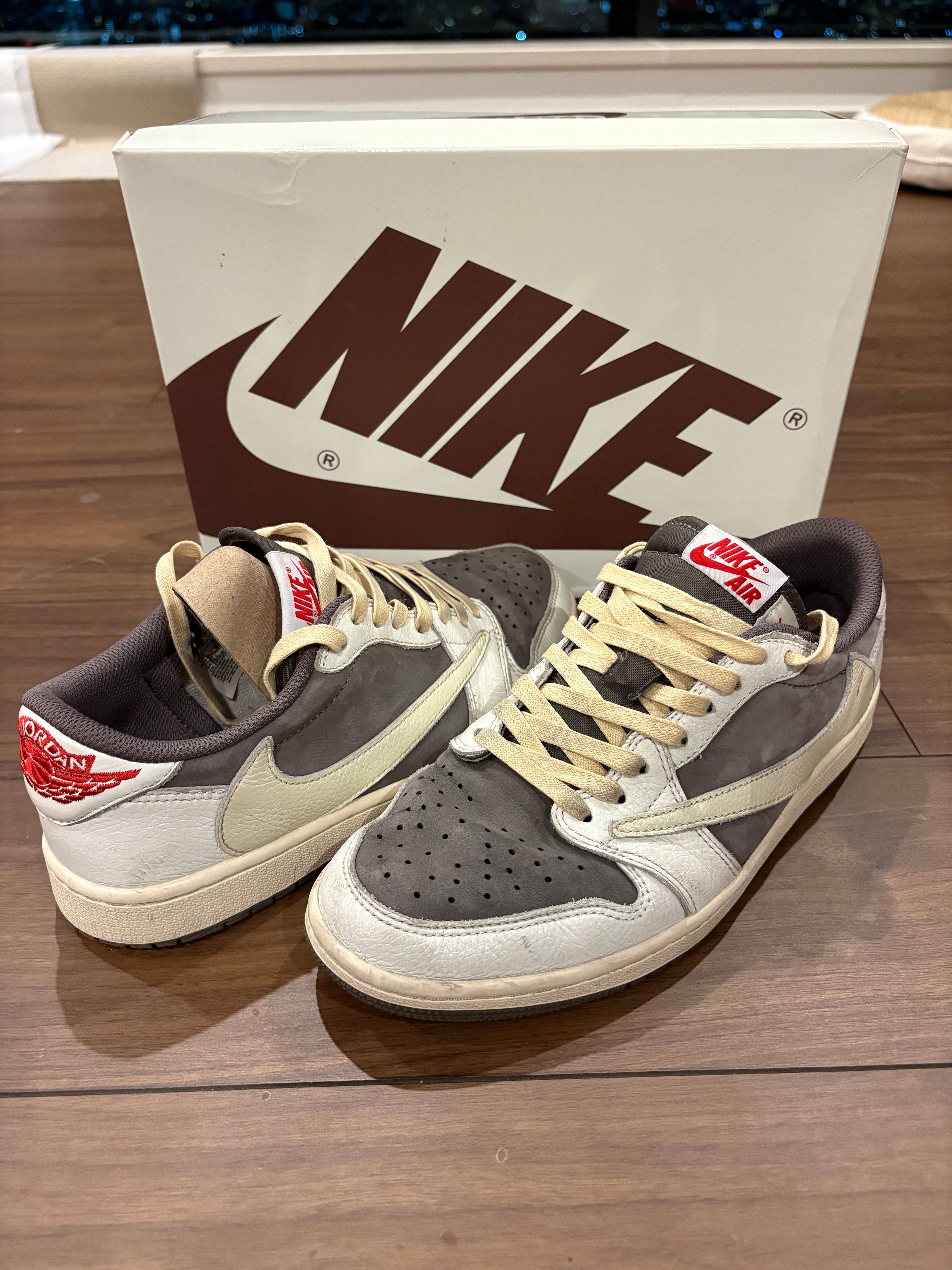 Travis Scott × Nike Air Jordan 1 Low OG SP "Reverse Mocha/Sail and Ridgerock"