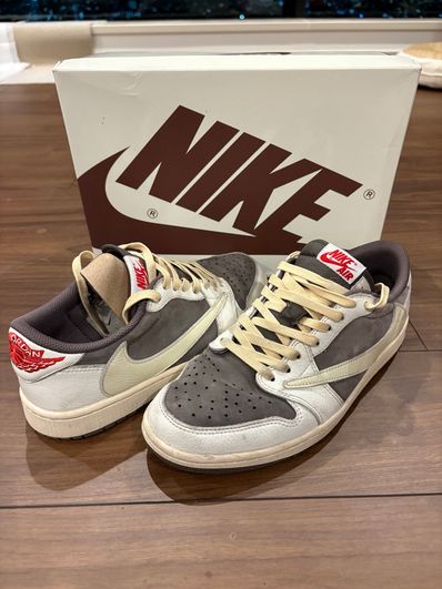 Travis Scott × Nike Air Jordan 1 Low OG SP "Reverse Mocha/Sail and Ridgerock"