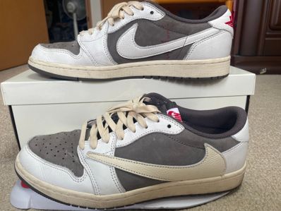 Travis Scott × Nike Air Jordan 1 Low OG SP "Reverse Mocha/Sail and Ridgerock"
