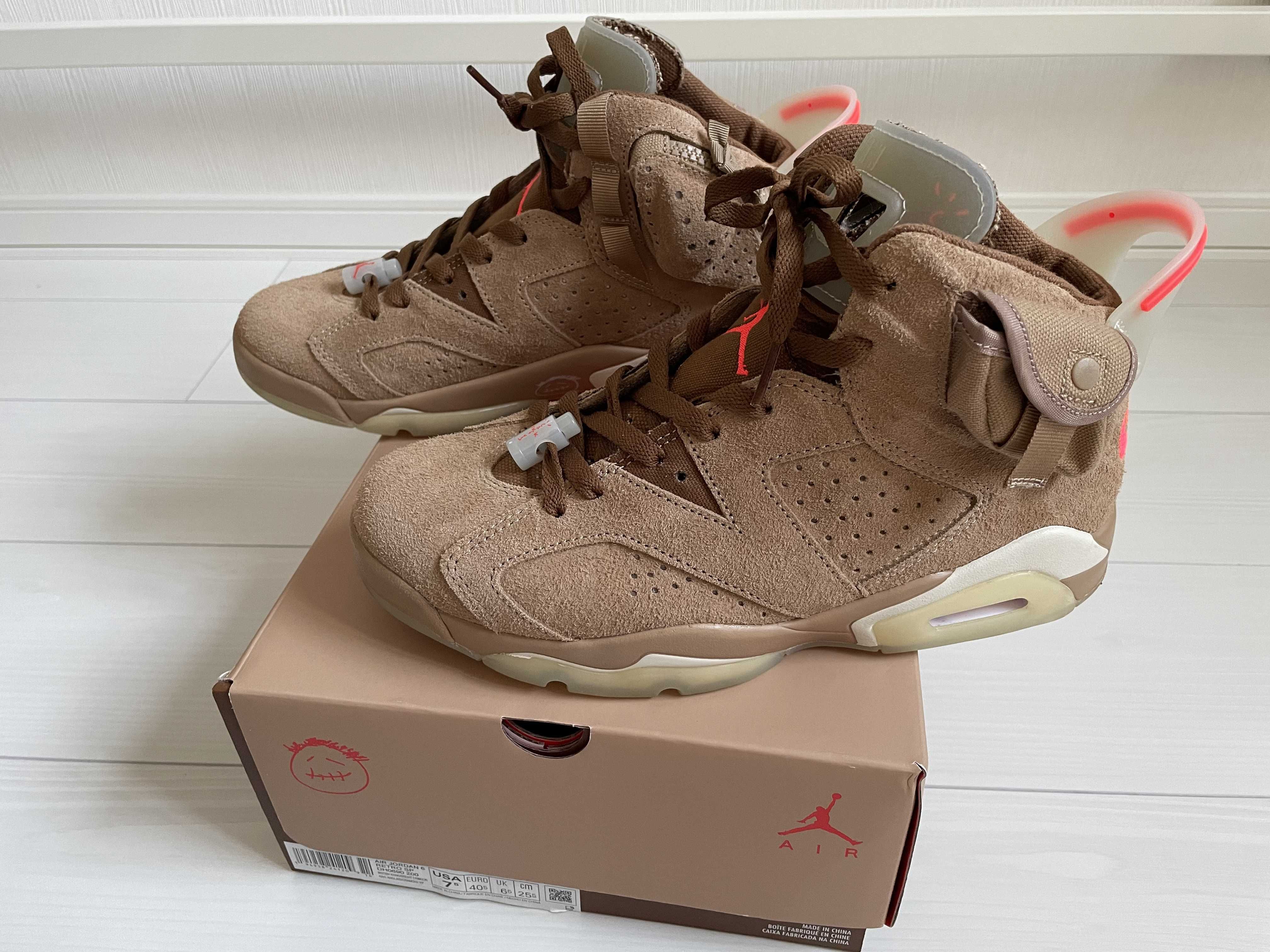 Travis Scott × Nike Air Jordan 6 "British Khaki"