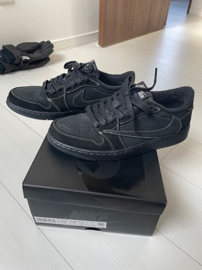Travis Scott × Nike Air Jordan 1 Low OG SP "Black Phantom"