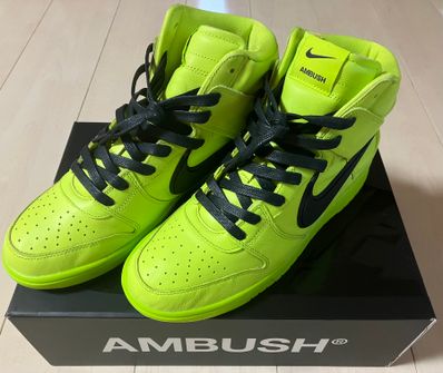 AMBUSH × NIKE DUNK HIGH "FLASH LIME"