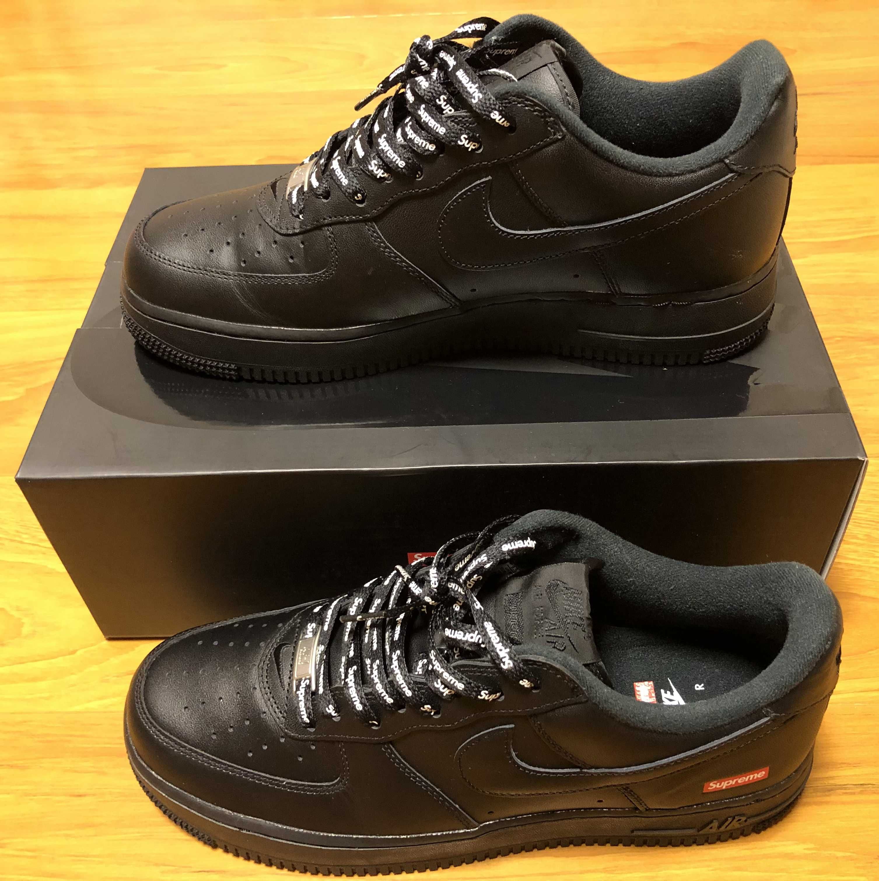 Supreme × Nike Air Force 1 Low "Black"