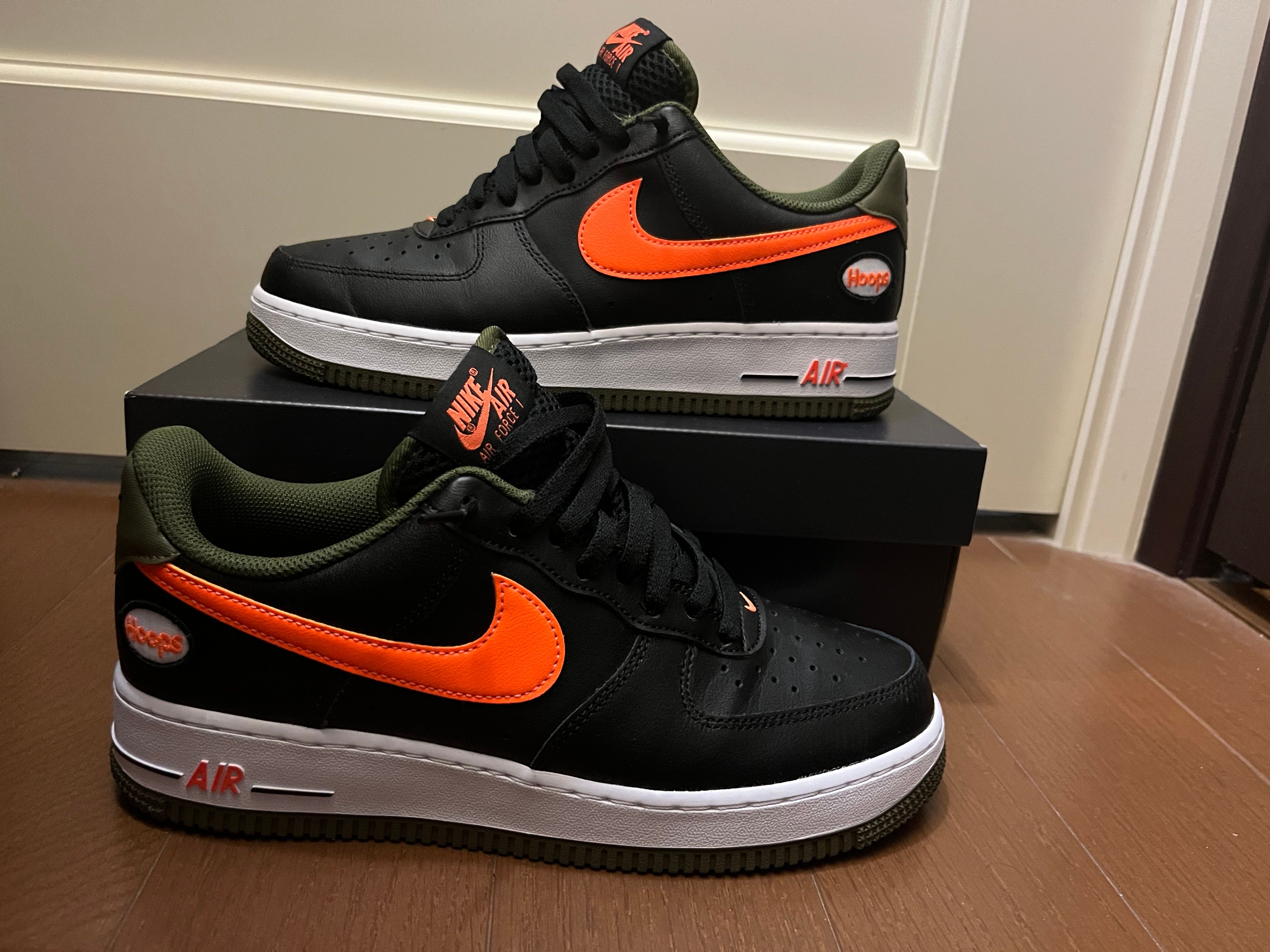 Nike Air Force 1 Low '07 LV8 "Black/Total Orange/White"