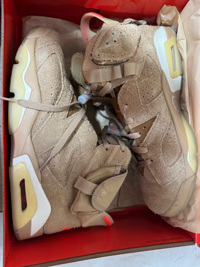Travis Scott × Nike Air Jordan 6 "British Khaki"