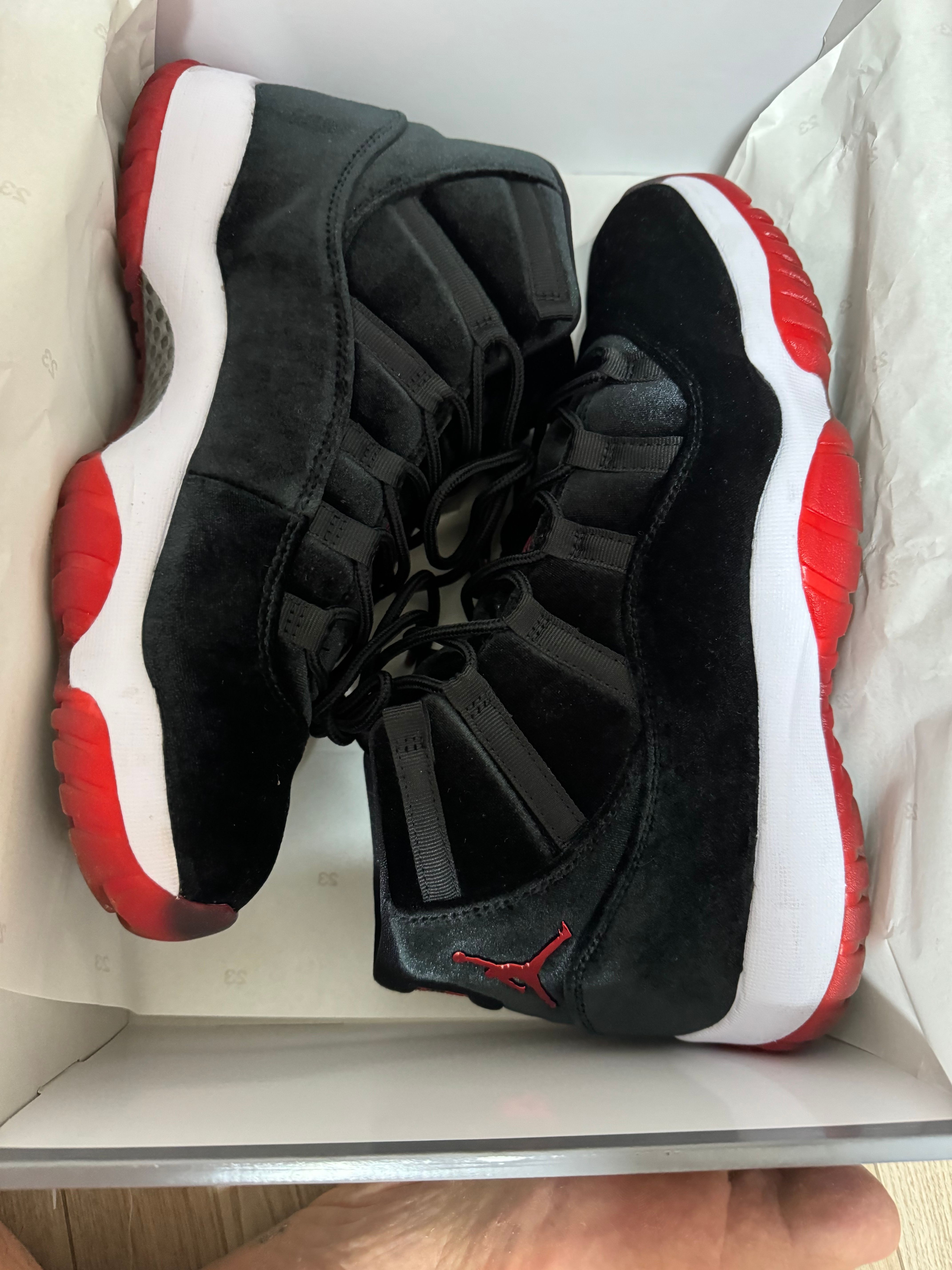 Nike Women's Air Jordan 11 "Bred Velvet"