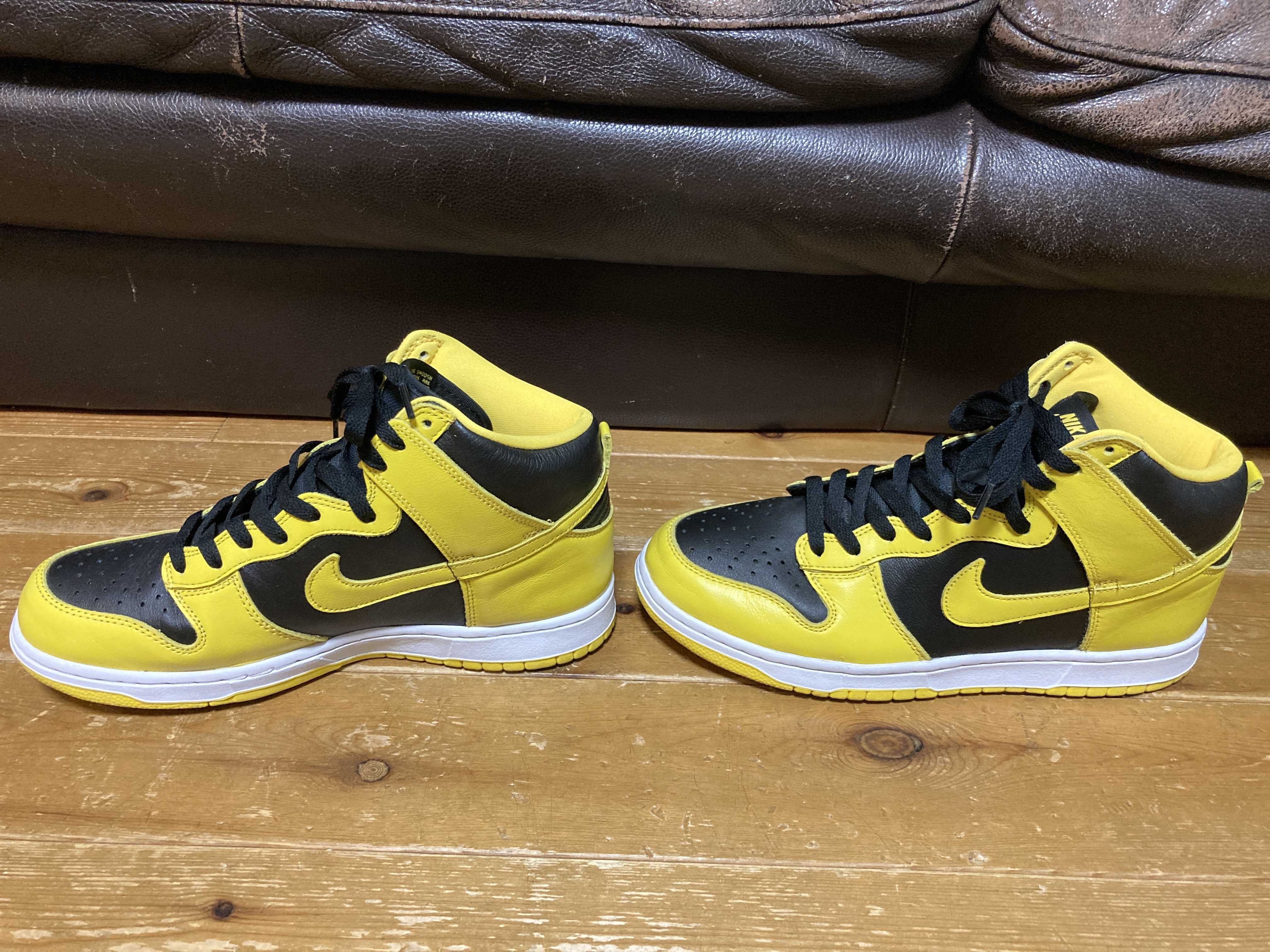Nike Dunk High "Black/Varsity Maize"