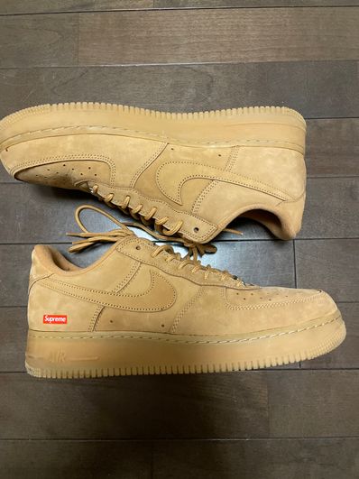 Supreme × Nike Air Force 1 Low "Flax/Wheat"