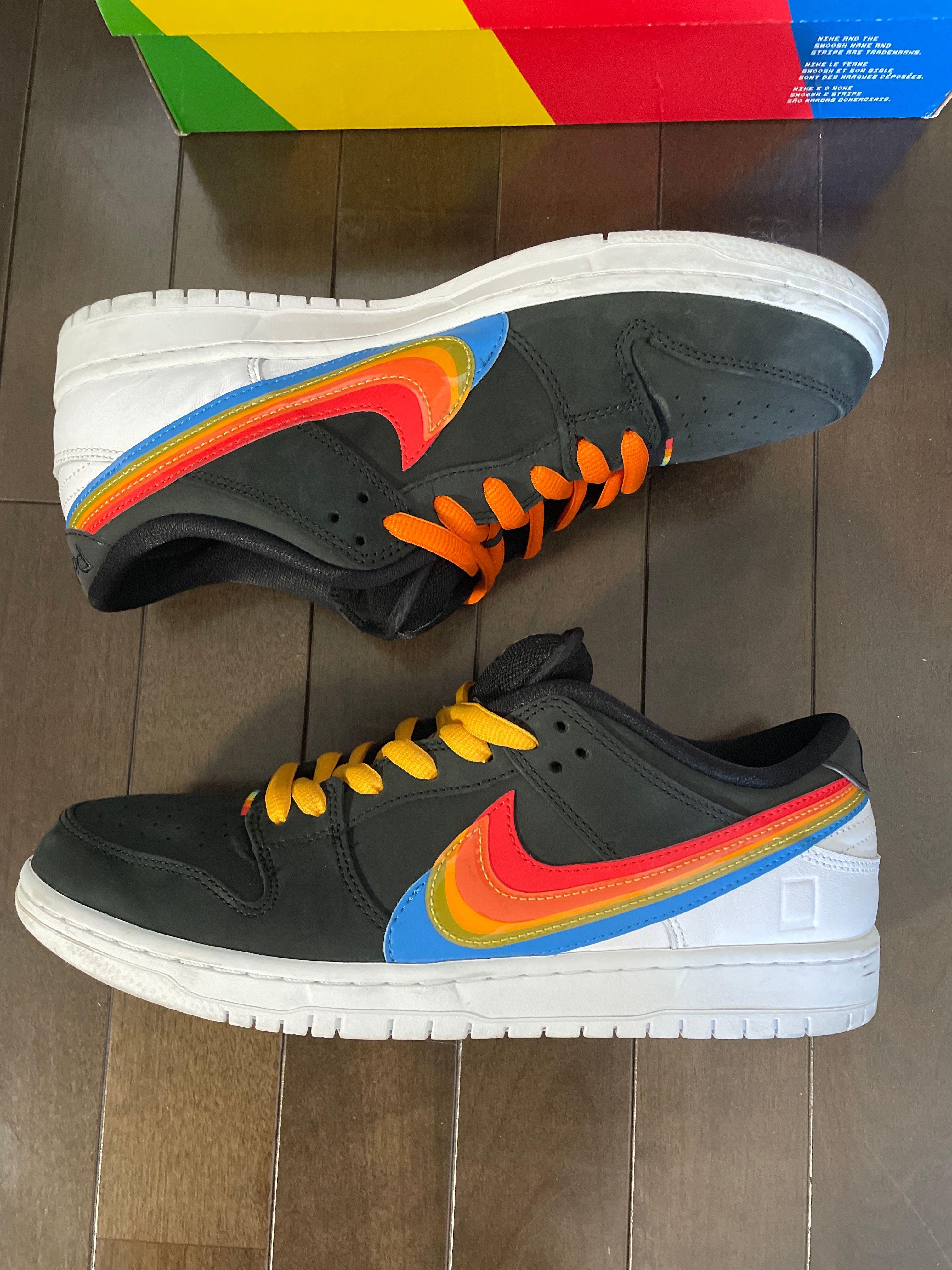 Polaroid × Nike SB Dunk Low Pro QS "Black/White"