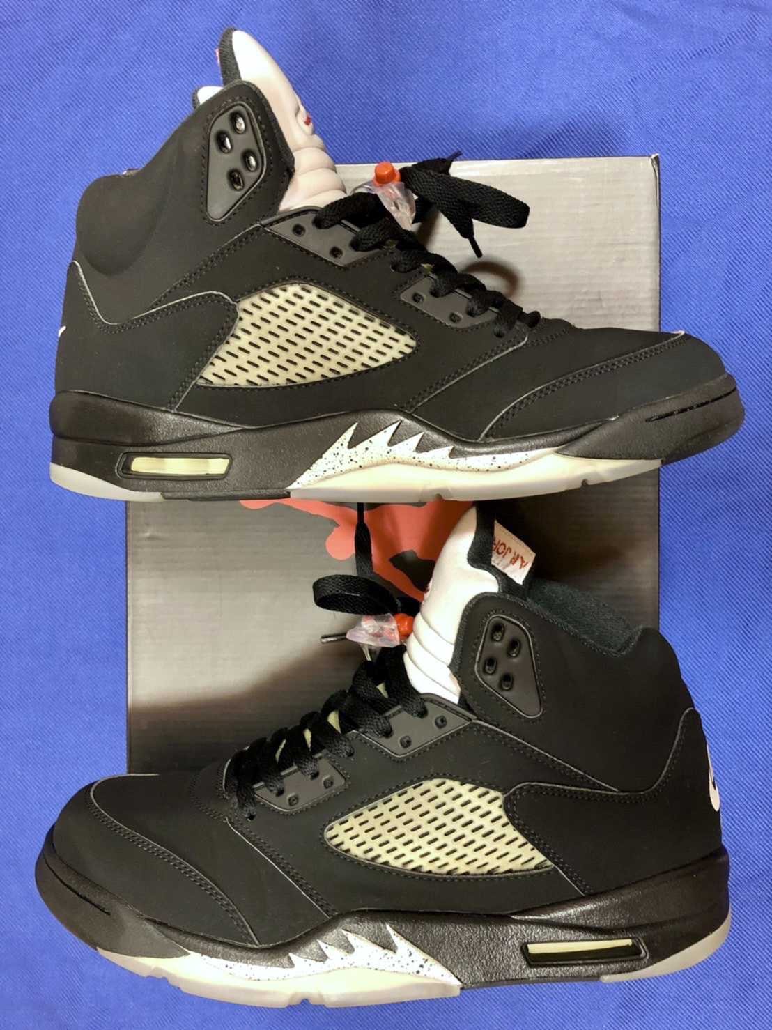 Nike Air Jordan 5 Retro OG "Black/Fire Red/Metallic Silver/White" (2016)