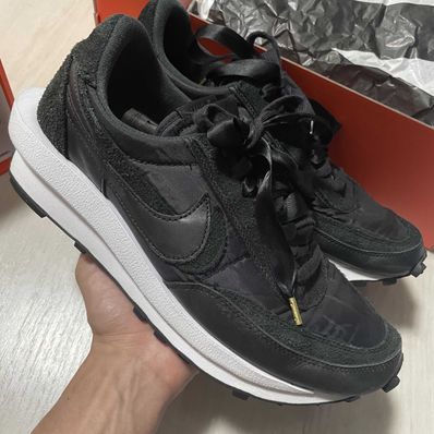 sacai × Nike LDV Waffle "Triple Black"
