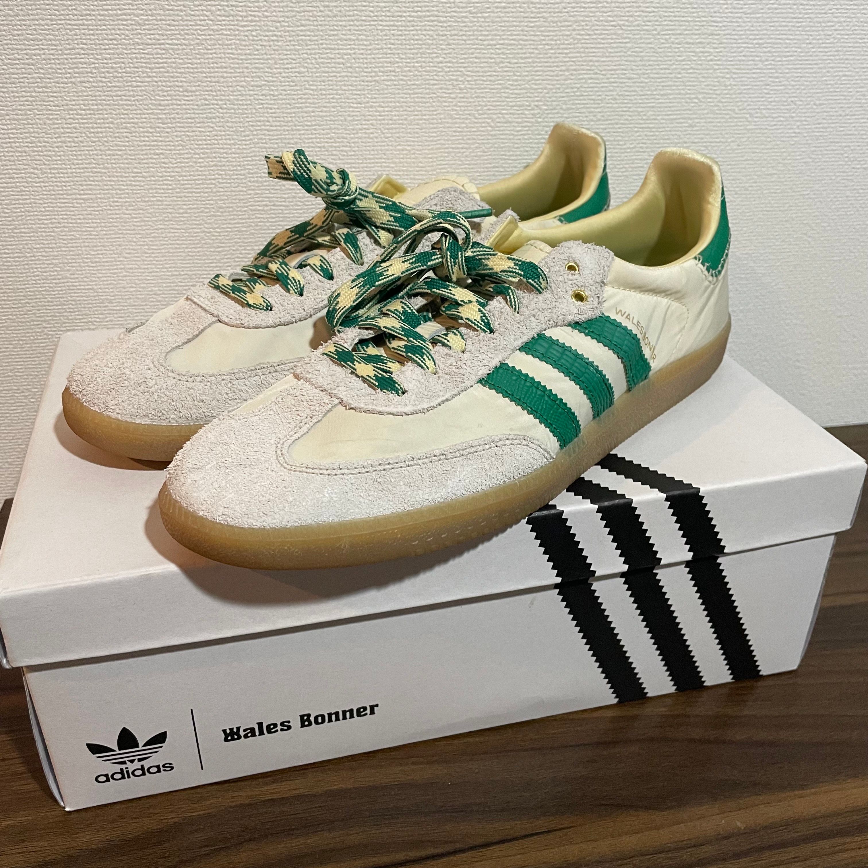 Wales Bonner × adidas Samba "Sail/Green"