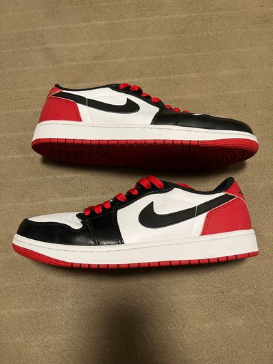 Nike Air Jordan 1 Retro Low OG "Black Toe"
