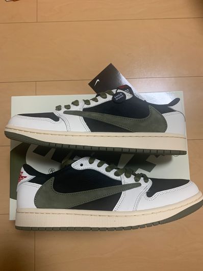 Travis Scott × Nike Women's Air Jordan 1 Low OG "Medium Olive"