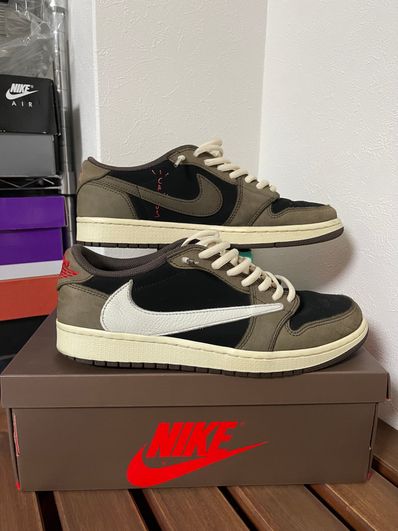Travis Scott × Nike Air Jordan 1 Low OG SP-T "Black/Dark Mocha"