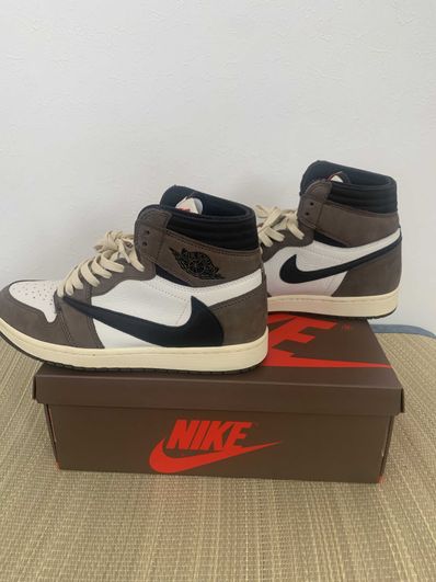 Travis Scott × Nike Air Jordan 1 Retro High OG TS SP "Sail/Dark Mocha"