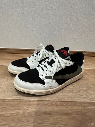 Travis Scott × Nike Women's Air Jordan 1 Low OG "Medium Olive"