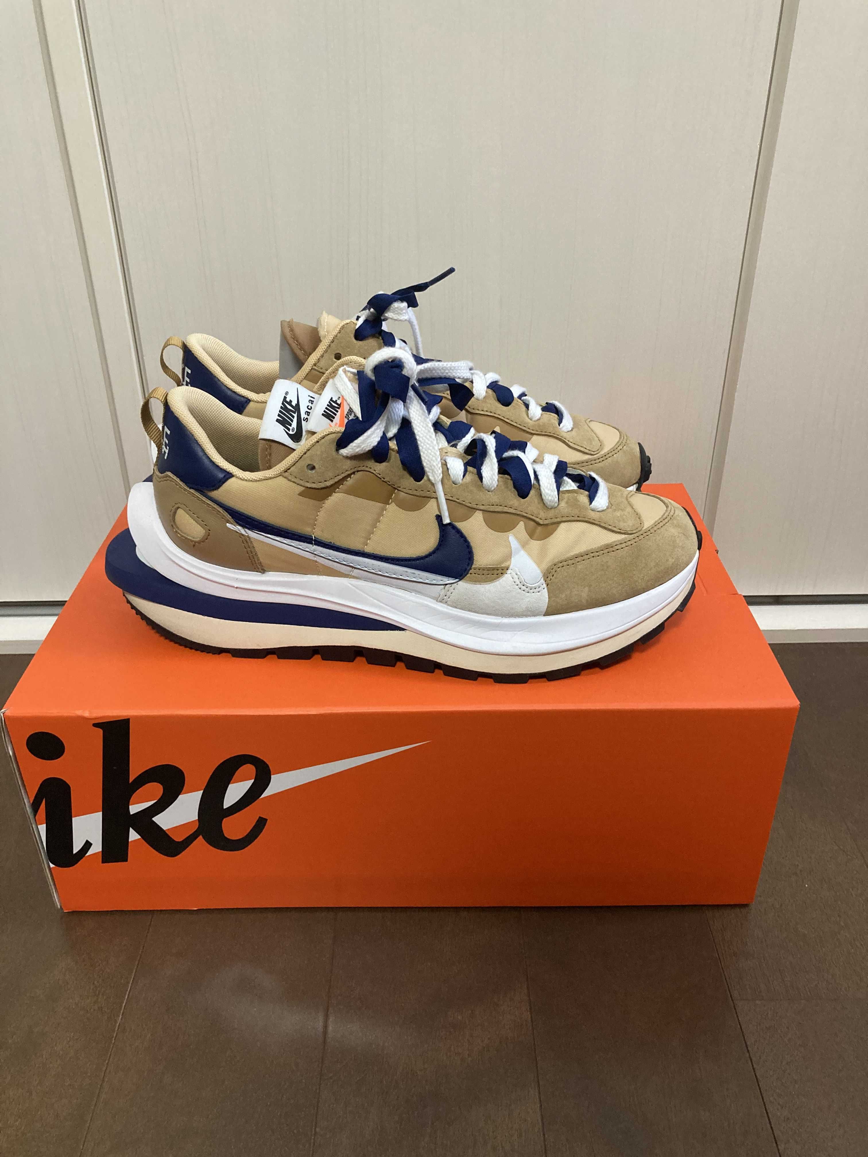 Sacai × Nike Vapor Waffle "Sesame And Blue Void"