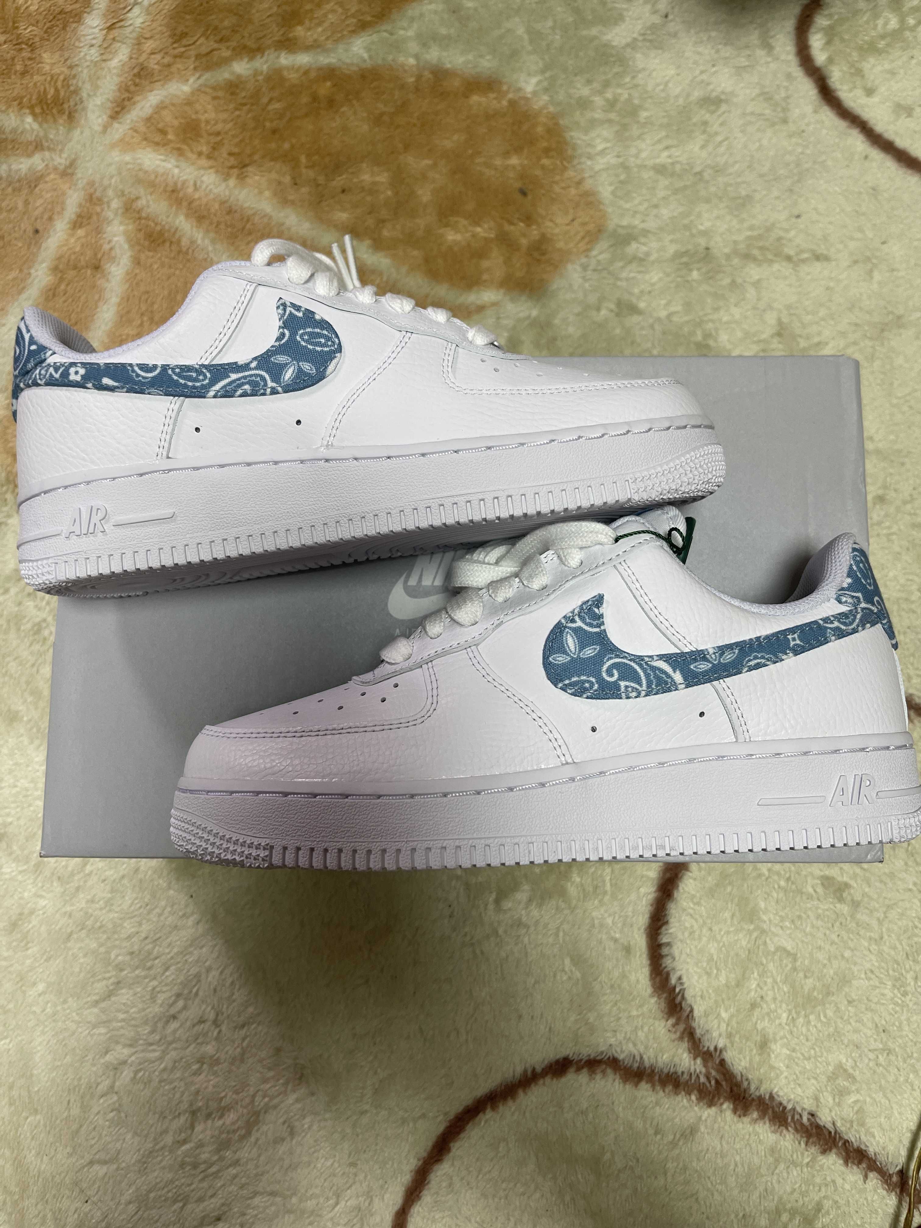 Nike Women's Air Force 1 Low '07 Essential "Blue Paisley"